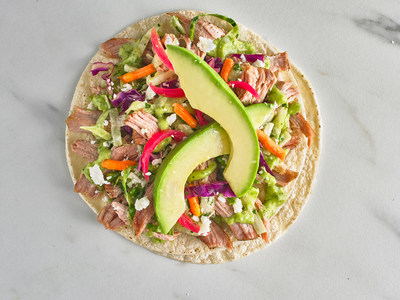 The Avo Pork Carnitas Taco, now available at 