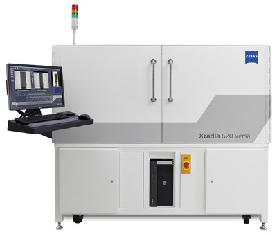The ZEISS Xradia 620 Versa RepScan® system provides rich volumetric and linear measurements of buried features in advanced IC packages that cannot be achieved with existing methods, such as physical cross-section, 2D X-ray and microCT. The ZEISS Xradia 620 Versa RepScan® system provides rich volumetric and linear measurements of buried features in advanced IC packages that cannot be achieved with existing methods, such as physical cross-section, 2D X-ray and microCT.