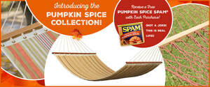 Just in Time for Fall, DFOhome.com Introduces the Pumpkin Spice Hammock Collection