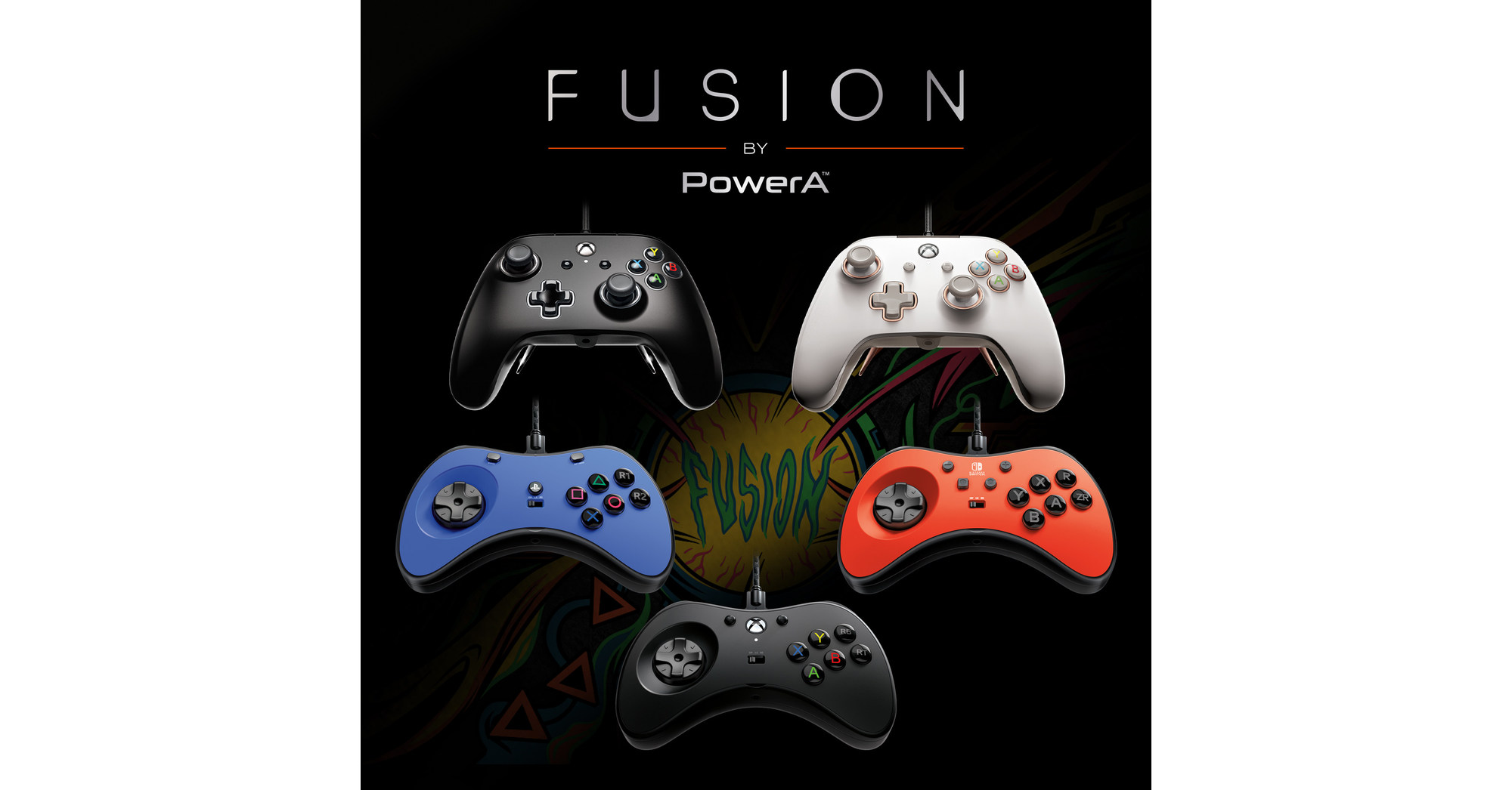 PowerA Unveils FUSION Controller Lineup for Xbox One, Nintendo Switch
