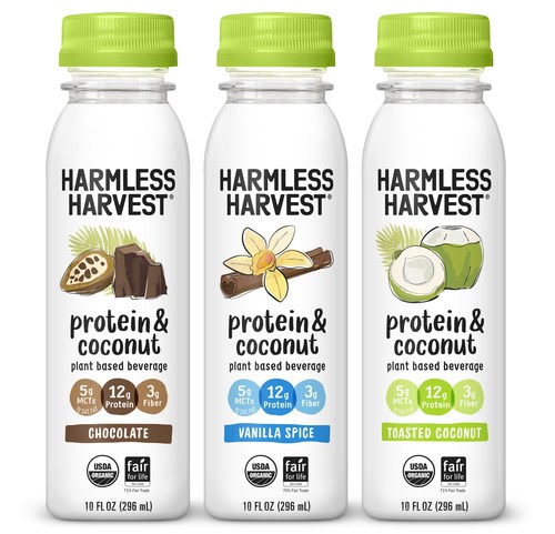 Harmless Harvest announced the launch of Protein & Coconut, a new line of plant-based snack drinks created to fuel the everyday.