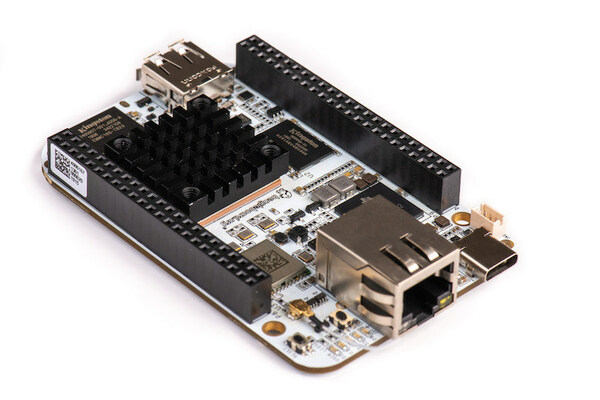 BeagleBone AI is your fast track to embedded artificial intelligence at the edge. The fastest and most flexible BeagleBone yet builds on a decade of success in open hardware single board Linux computers built to educate and help you automate your home, office, lab or manufacturing floor.