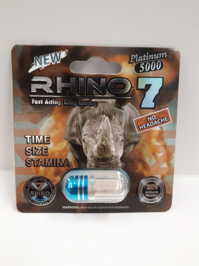 Rhino 7 Platinum 5000 (petit emballage) (Groupe CNW/Santé Canada)