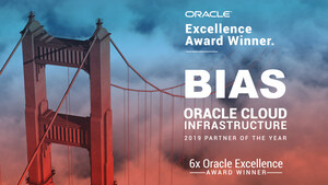 BIAS Wins Prestigious Oracle Excellence Partner of the Year: North America and Global in Oracle Cloud Infrastructure