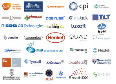 Some of the companies speaking and exhibiting at IDTechEx's upcoming event: Healthcare Sensor Innovations