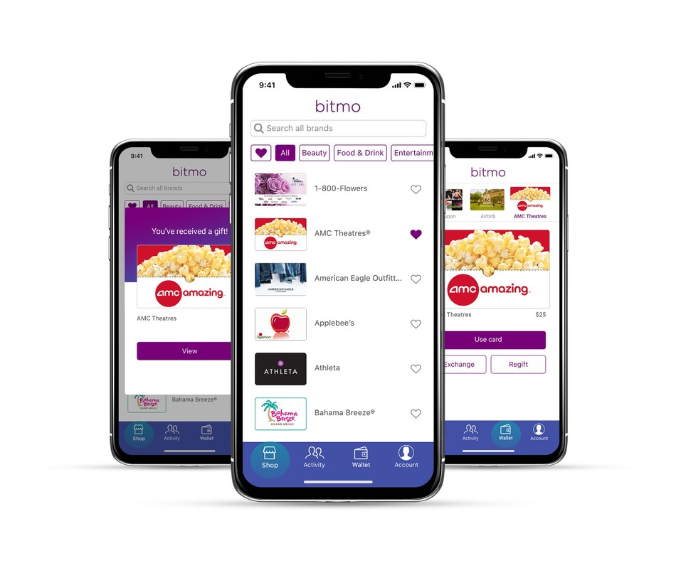 Bitmo's mobile gifting app changes the way consumers gift and shop in store and online