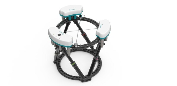 OrthoSpin’s smart, robotic external fixation system for orthopedic treatments.