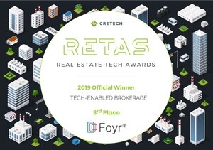 Foyr is Listed as a Top Tech-Enabled Brokerage in the 2019 Real Estate Tech Awards (#RETAS)