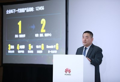 Sun Fuyou, vice-prsident et chef de la technologie  Huawei Enterprise Business Group (PRNewsfoto/Huawei)