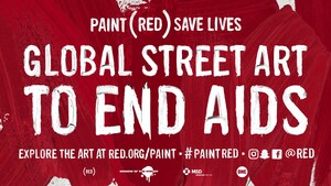 PAINT (RED) SAVE LIVES, primera campaña internacional de arte callejero para poner fin al sida