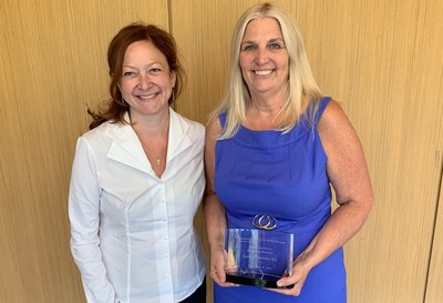 Drs. Ona Bloom (left) and Susan Harkema, spinal cord injury researchers, at the Marsh Lecture