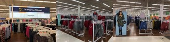 Walmart Canada has begun to roll out an enhanced in-store shopping experience with open concept, modern feel and new signage reflecting affordable fashion for real people (CNW Group/Walmart Canada)