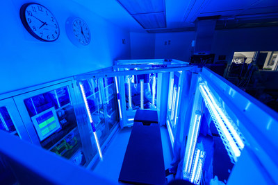 PurpleSun, which uses ultraviolet technology to reduce pathogens, is being rolled out in the operating rooms at two Northwell Health hospitals. Credit Northwell Health. PurpleSun, which uses ultraviolet technology to reduce pathogens, is being rolled out in the operating rooms at two Northwell Health hospitals. Credit Northwell Health.
