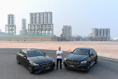 Mercedes-AMG PETRONAS Motorsport driver, Valtteri Bottas, visits PETRONAS’ multi-billion dollar megaproject, Pengerang Integrated Complex (PIC) in Johor, Malaysia.