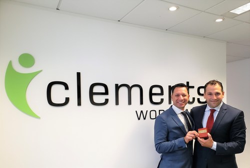 Tarun Chopra, President Clements Worldwide (Left), Avi Ovadiah, CEO, The Financials (Right). Tarun Chopra, President Clements Worldwide (Left), Avi Ovadiah, CEO, The Financials (Right).