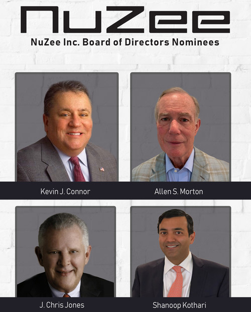 NuZee expands Board of Directors and nominates 4 new people to join the board.