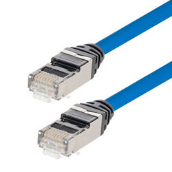 L-com Releases New Cat6 and Cat6a Plenum +105°C, 28AWG, Shielded, Slim Ethernet Patch Cords