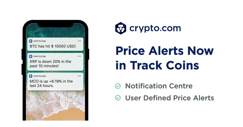 how to set up notifications for changes in cryptocurrency