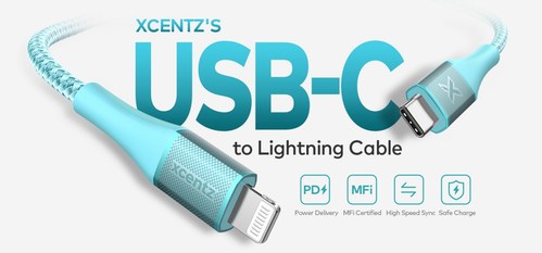 Xcentz MFI USB C to Lightning Cable