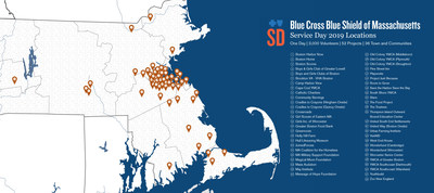 Service Day 2019 Locations Service Day 2019 Locations