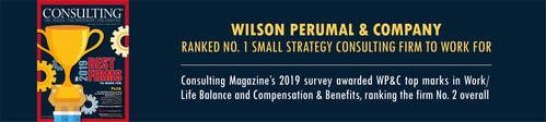 WP&C Ranked No. 1 Small Strategy Consulting Firm To Work For