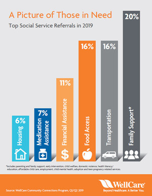 Addressing Social Determinants of Health: WellCare Study Examines Top Social Service Needs in First Half of 2019