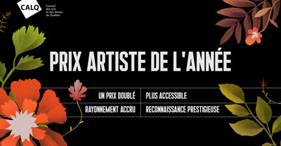 Prix Artiste de l'anne (Groupe CNW/Conseil des arts et des lettres du Qubec)