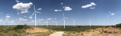 Rendering of Boiling Springs Wind Farm in Oklahoma