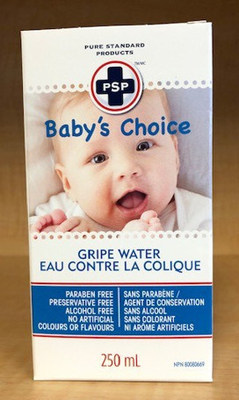 Eau contre les coliques Baby's Choice (Groupe CNW/Santé Canada)