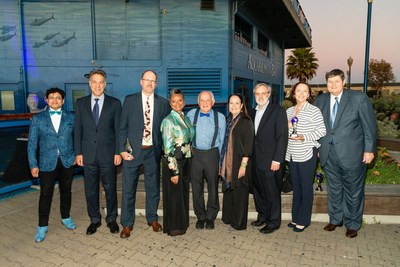 2019 Blue Marble Benefit Award Recipients and BayEcotarium Board of Director’s Members: George Jacob, Steven Machtinger, Barry Nelson, Angelique Tompkins, Ed Ueber, Felicia Marcus, Taylor Safford, Denise Rasmussen, Dean Morehous