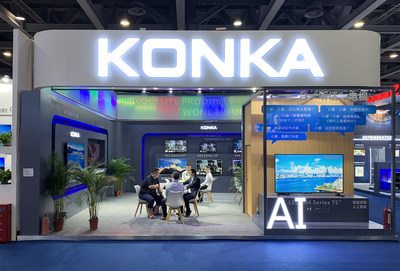 KONKA's booth at CE China 2019 (PRNewsfoto/KONKA)