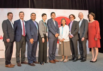 From L to R are: Paul Grand, MedTech Innovator; Anthony Sandler, M.D., Children’s National Hospital; Neil Ray, Raydiant Oximetry; Julia Finkel, M.D., AlgometRx, Inc.; Eric Chehab, Ph.D., Novonate; Xina Quan, Ph.D., PyrAmes, Inc.; Mark Lehmkuhle, Epitel, Inc.; Adam Zysk, Ph.D., Rhaeos, Inc.; and Kolaleh Eskandanian, Ph.D., Children’s National Hospital.
Photo credit: KulbakoPhoto.
For more information: Kristin Taylor kristin@carbonaragroup.com or Cherri Carbonara email: cherri@carbonaragroup From L to R are: Paul Grand, MedTech Innovator; Anthony Sandler, M.D., Children’s National Hospital; Neil Ray, Raydiant Oximetry; Julia Finkel, M.D., AlgometRx, Inc.; Eric Chehab, Ph.D., Novonate; Xina Quan, Ph.D., PyrAmes, Inc.; Mark Lehmkuhle, Epitel, Inc.; Adam Zysk, Ph.D., Rhaeos, Inc.; and Kolaleh Eskandanian, Ph.D., Children’s National Hospital.
Photo credit: KulbakoPhoto.
For more information: Kristin Taylor kristin@carbonaragroup.com or Cherri Carbonara email: cherri@carbonaragroup