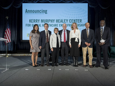 Babson College announces at its Centennial Celebration the establishment of Kerry Murphy Healey Center for Global Healthcare Entrepreneurship with support from Steven C. and Carmella R. Kletjian Foundation
