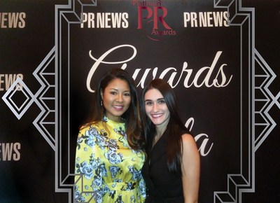 Debbie-Ann White, SVP of Public Relations & Promotions and Ali Huber, Senior Media Relations Specialist at Unique Vacations, Inc. at the 2019 Platinum PR Awards