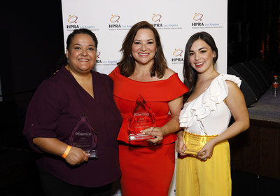 HPRA-Los Angeles honors three fierce Latinas as part of their Voice of Courage awards at its annual scholarship fundraiser. Martha Arevalo, executive director of CARECEN, Cecilia Bogran, journalist at Univision Los Angeles, and Isabella Gomez, actress from “One Day at a Time.”